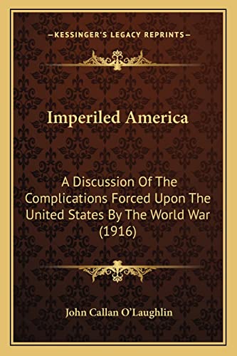 Imperiled America: A Discussion Of The Complications Forced Upon The United States By The World War (1916)