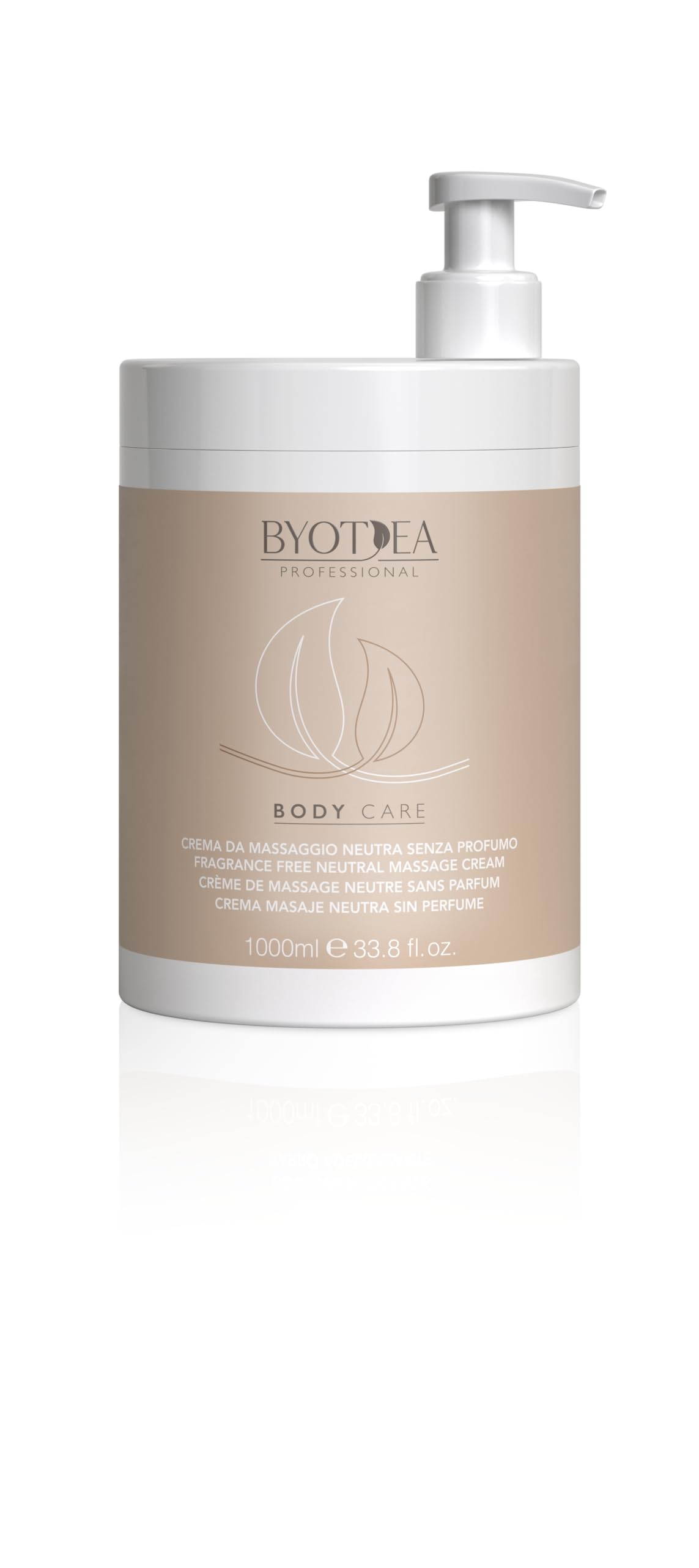 Byotea Body Care Creme de Massage Neutre sans Parfum 1000ml