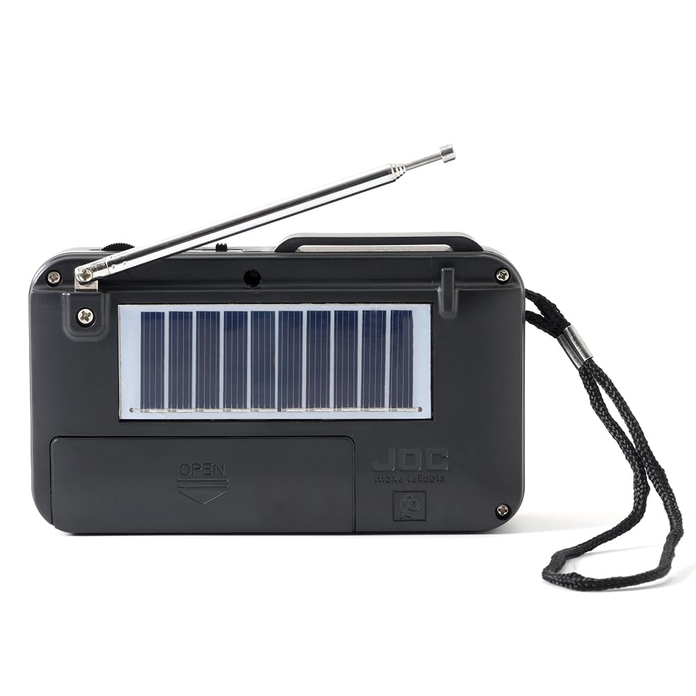 Haut-parleurs Bluetooth sans fil avec lecteur de carte TF USB, récepteur radio FM, batterie rechargeable solaire, haut-parleur radio numérique
