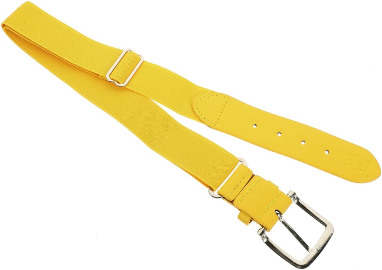 Baseball Belt and Football Girdle Elastic Softball Belt Adjustable for Men Women Youth Outdoor Sports Yellow Stretch Waistband Random Color