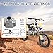 GOOFIT 52.4mm Engine Aluminum Cylinder Big Bore with Piston Kit and Gaskets Replacement for Lifan 125cc LF125 Horizontal Engines Dirt Pit Bike ATV