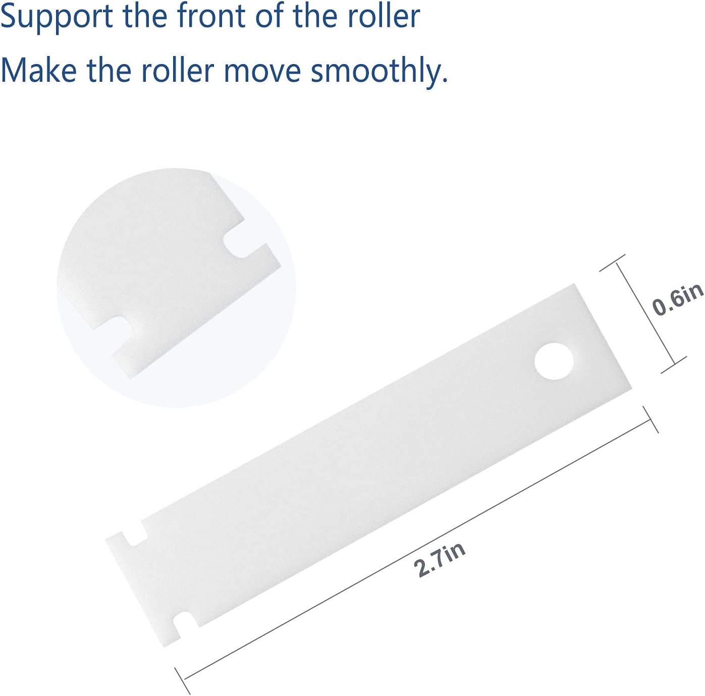 4pcs WE1M1067 Drum Slide Kit for G-E and Hot-point Dryer Replacement WE1M333 PS755842 963512…