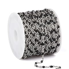 Stainless Steel Black Beads