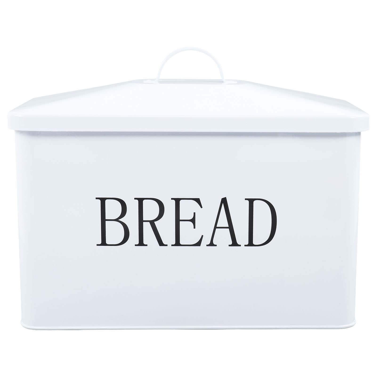 mingzhe Piccola Scatola per Il Pane Contenitore per Pane in Metallo di Grande capacità con Base Antiscivolo e Maniglia Portatile Panini, Bagel, Ciambelle