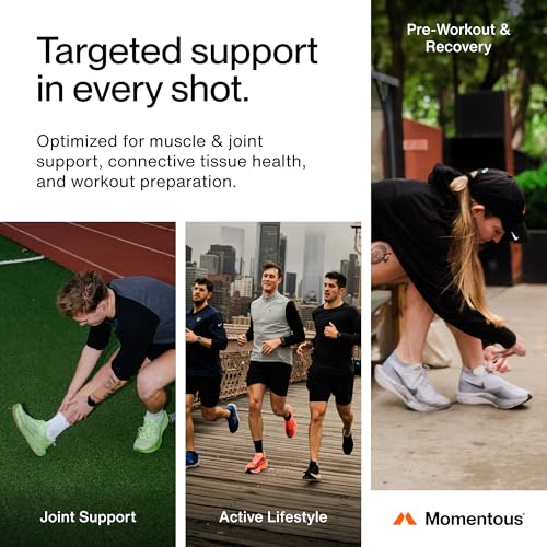 Momentous Collagen Shot Supplement - Hydrolyzed Bovine Collagen & Vitamin C to Help Support Joint, Bone, & Connective Tissue Health - NSF Certified for Sport - Mango Orange - 25g/Serving - 15 Servings - Thumbnail 5