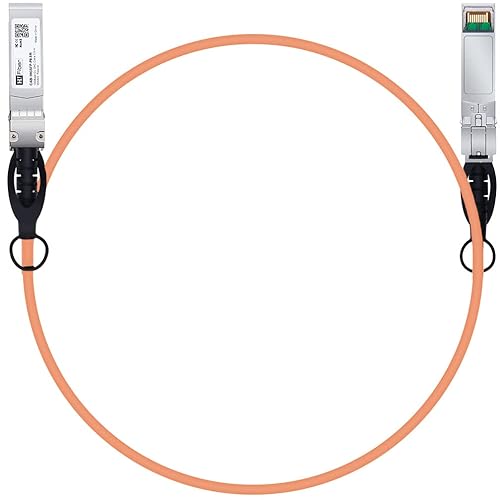 Miniatura 39 de H!Fiber SFP+ Cable 10G SFP+ DAC, 0.8 ft (0.82 pies), cable Twinax de cobre de conexión directa pasiva para Cisco SFP-H10GB-CU0.25M, Ubiquiti UniFi