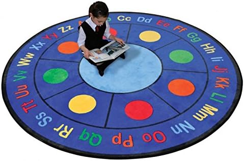 PROFILE EDUCATION Childrens Abc Dots Round Rug (CPR487)