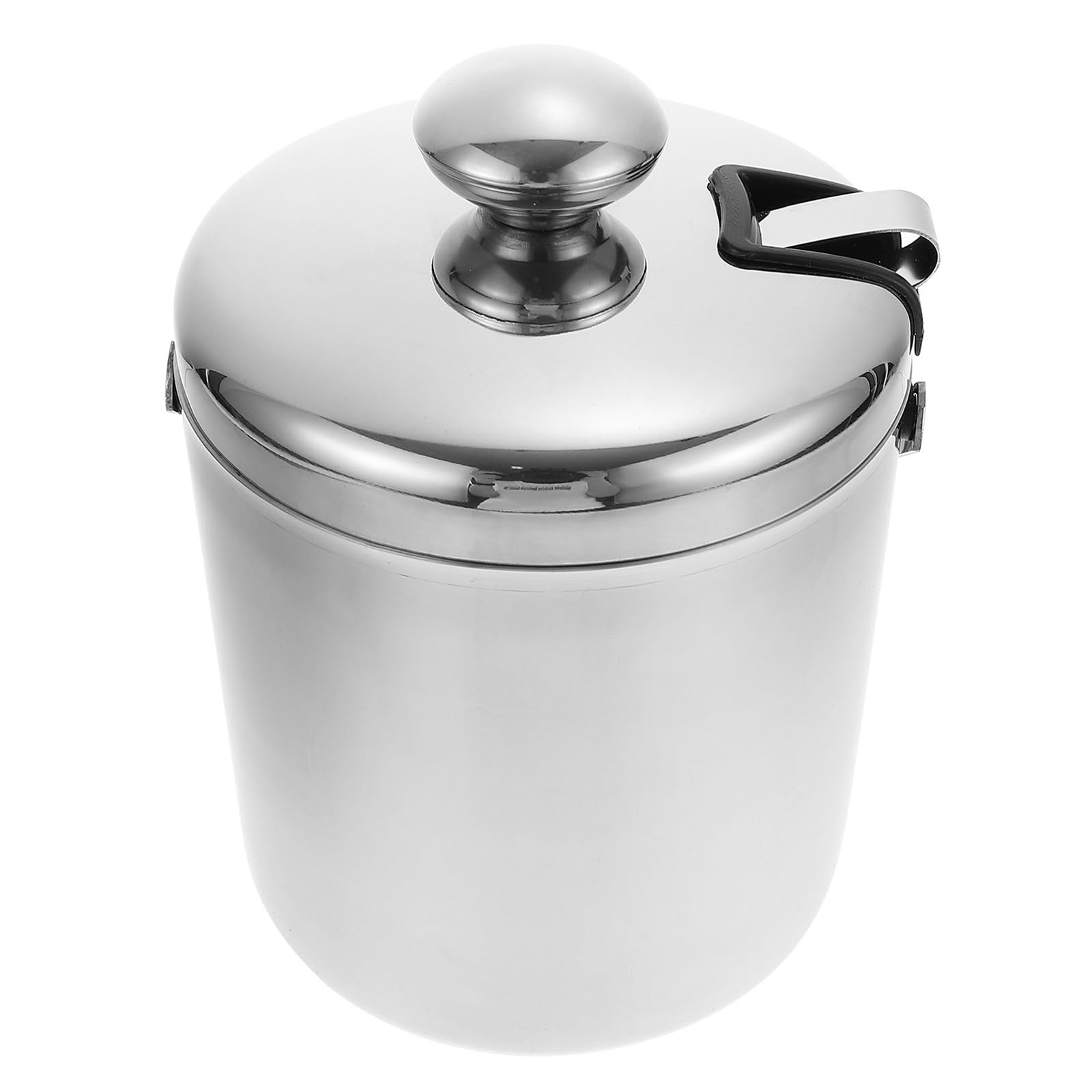 Levemolo Seau à Glace Isotherme 1, 3 L en Acier Inoxydable, Double Paroi