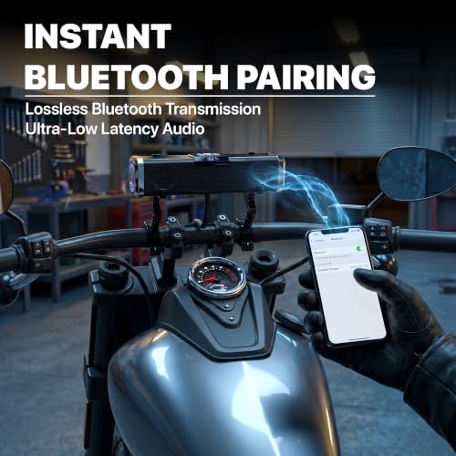GoHawk RT8 Bluetooth Motorcycle Speakers