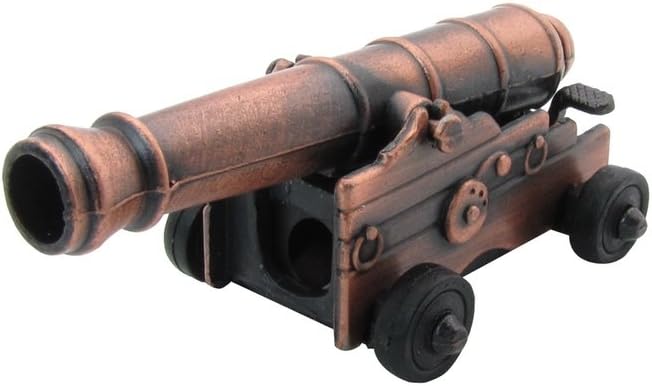 Naval Cannon Die Cast Miniature Replica Pencil Sharpener Diecast Collectible