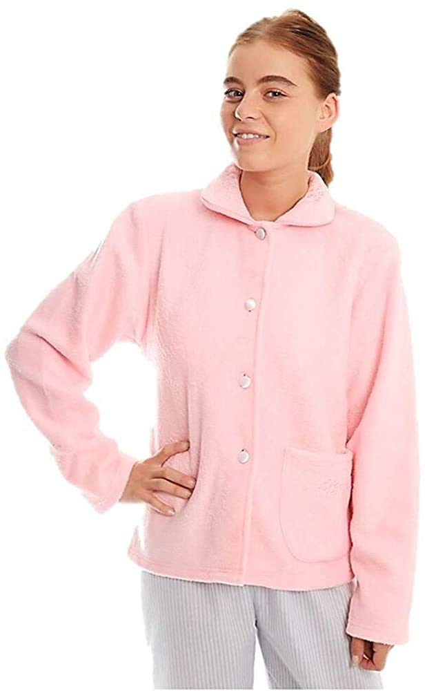 Lady Olga lfleece bedjacket Pink 26-28