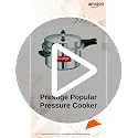 Image of Prestige Popular Aluminium Pressure Cooker, 7.5 Litres, Silver and Omega Deluxe Omni Tawa 280 mm