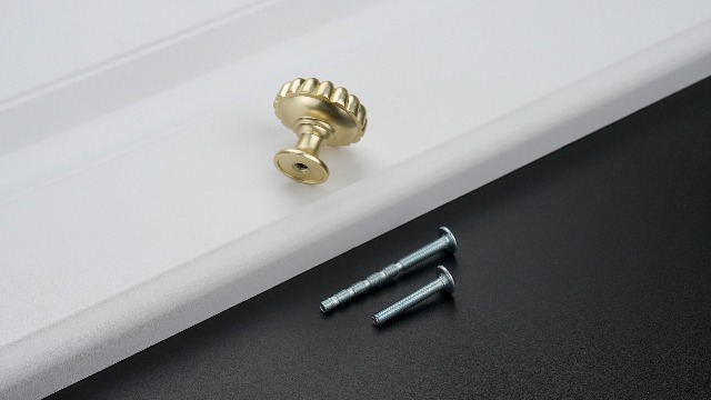 Hardware Cabinet Knobs Bedroo Drawer Pulls Zinc Alloy White/Black Kitchen Cupboard Handles - Pull Cabinet, Cabinet Knobs Pull