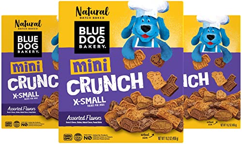 Blue-Dog-Bakery-Natural-Dog-Treats-Mini-Crunch-Assorted-Flavors-162oz-3-Count - Cucciolini Doodles   Blue-Dog-Bakery-Natural-Dog-Treats-Mini-Crunch-Assorted-Flavors-162oz-3-Count