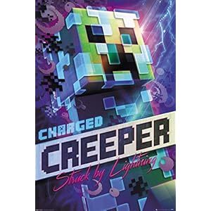 Minecraft Charged Creeper Poster