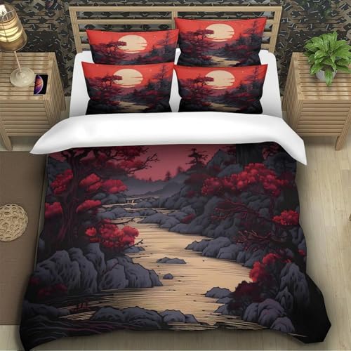 Housse de couette 3D super douce et hypoallergénique single - 5