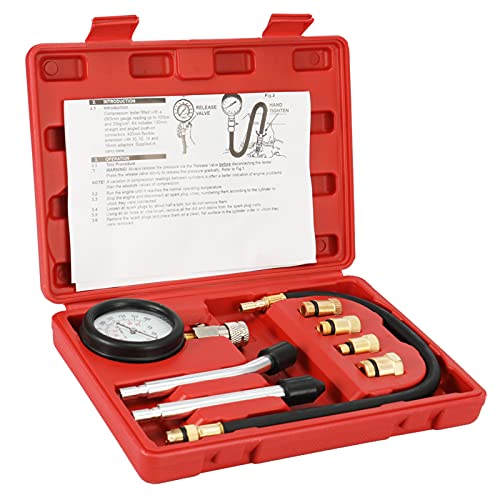Testeur de compression moteur à essence HUIOP kit 8 pièces pour cylindre voiture