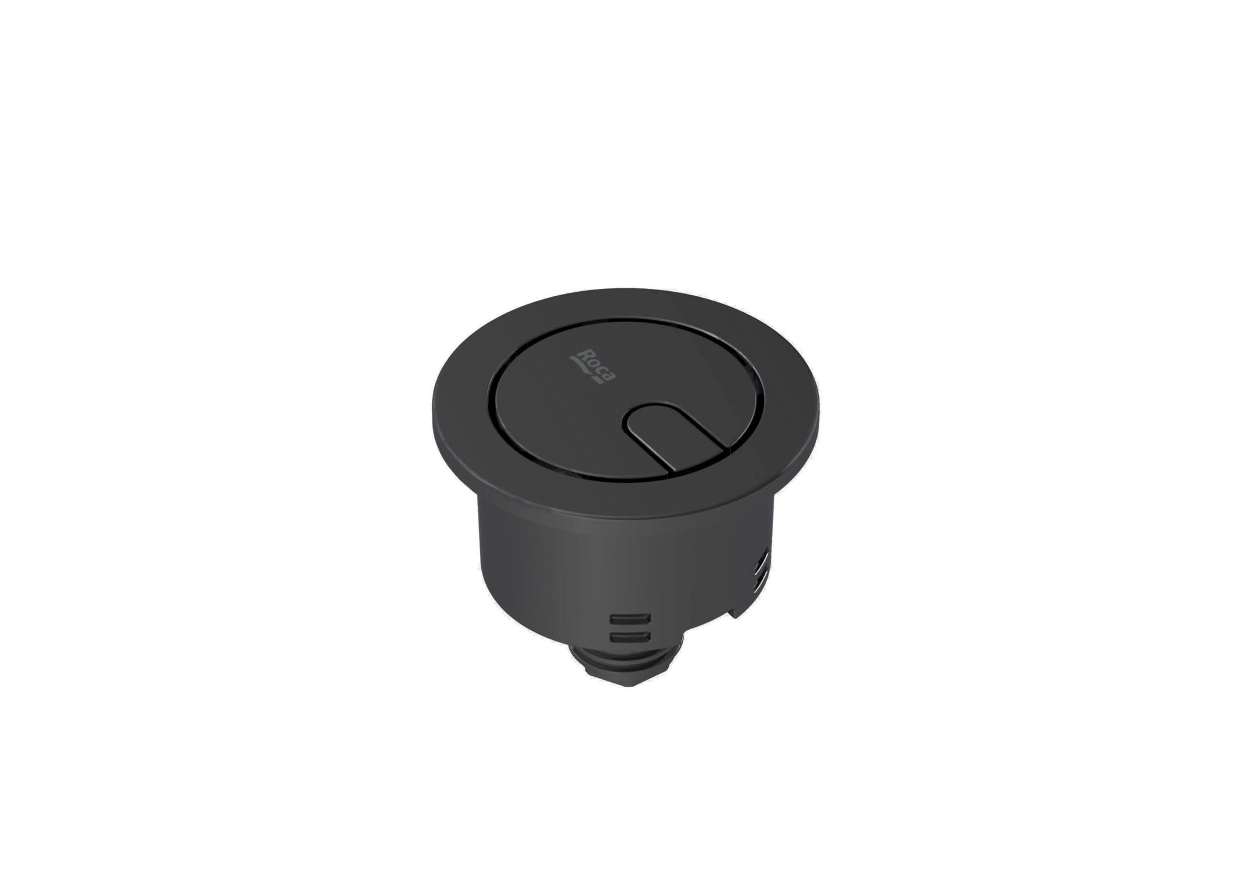 ROCA AH00112NBR Pulsador Doble Descarga Plus D8 Color Negro Mate