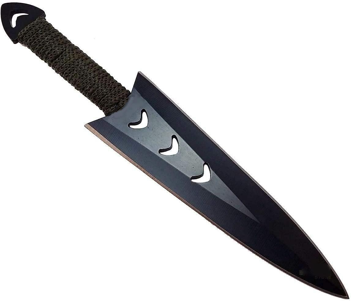 6 pcs. Ninja Tactical Combat Hunting Kunai Throwing Knife Set w/ Sheath Case : Sports & Outdoors