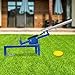 Netcoin Clay Target Thrower, Portable Target Throwing Machine Anti Slip Triangle Shooting Supplies Pressure Driven Skeet Thrower Clay Pigeon Trap Target Thrower Outdoor Throwing Training Tool