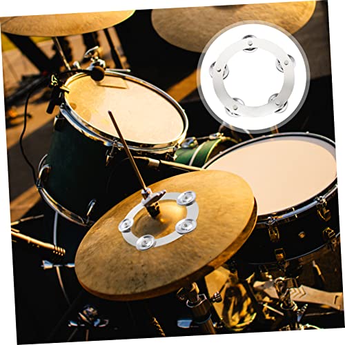 Vaguelly Conjunto De Pratos De Bateria Conjunto De Bateria Portátil Conjunto De Bateria De Percussão