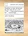 Swallow: a new almanack for the year of our Lord 1738. ... Calculated properly for ... Cambridge, ... - Swallow, John