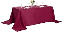 Vista 347 de Rectangle Tablecloth 90x132 inch Washable Polyester Fabric Table Cloth for Wedding Party Dining Banquet Decoration（90x132, Turquoise）