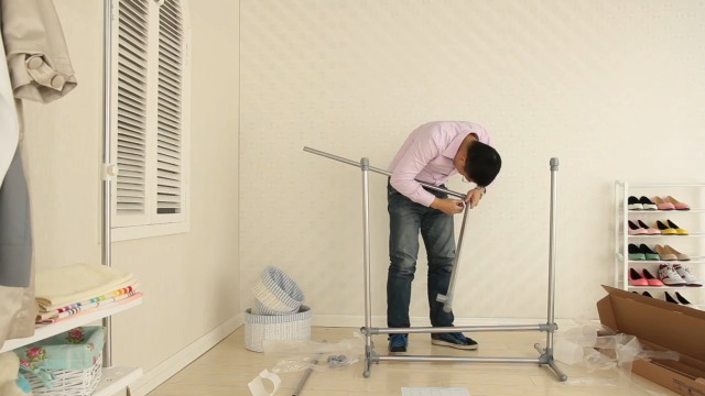 Amazon｜ハンガーラック 2段 スリム 幅100cm 業務用 頑丈 耐荷重60kg