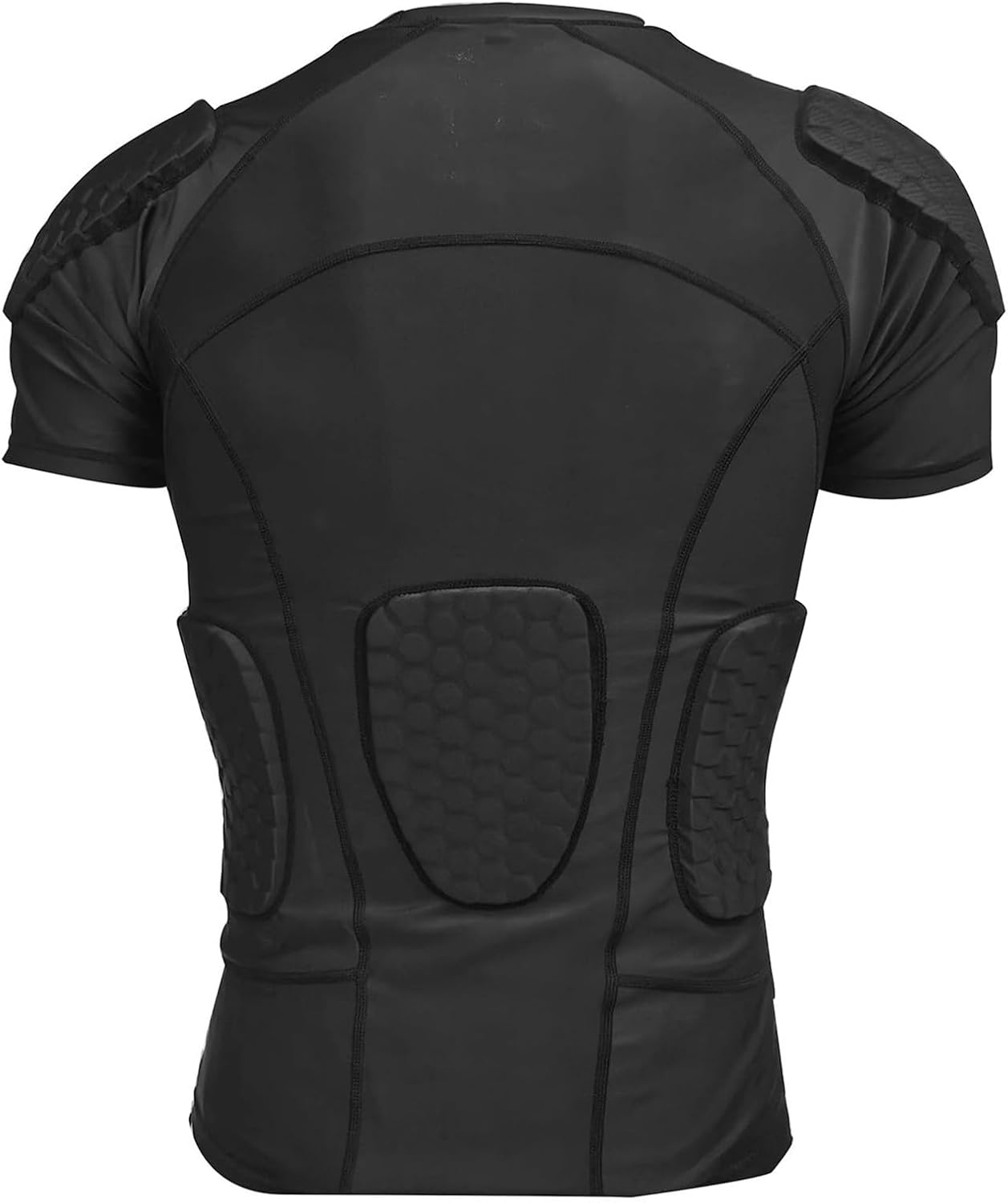 Workout Shirt for Men Antil Collision Football Rugby Basketball Athletic Tops Breathable Quick Dry Training Sportwear
