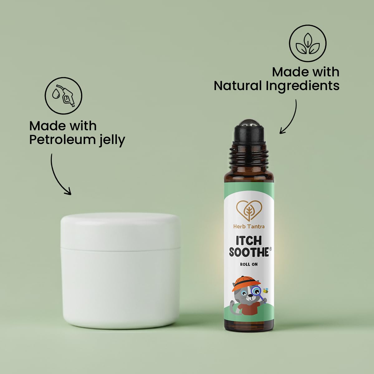 Herb Tantra Itch Soothe® Roll On for Kids | For Diaper Rashes, Mosquito Bites | Natural, Ayurvedic after bite oil | Chamomile, Calendula Essential Oils | Safe for ages 6 months+ 4
