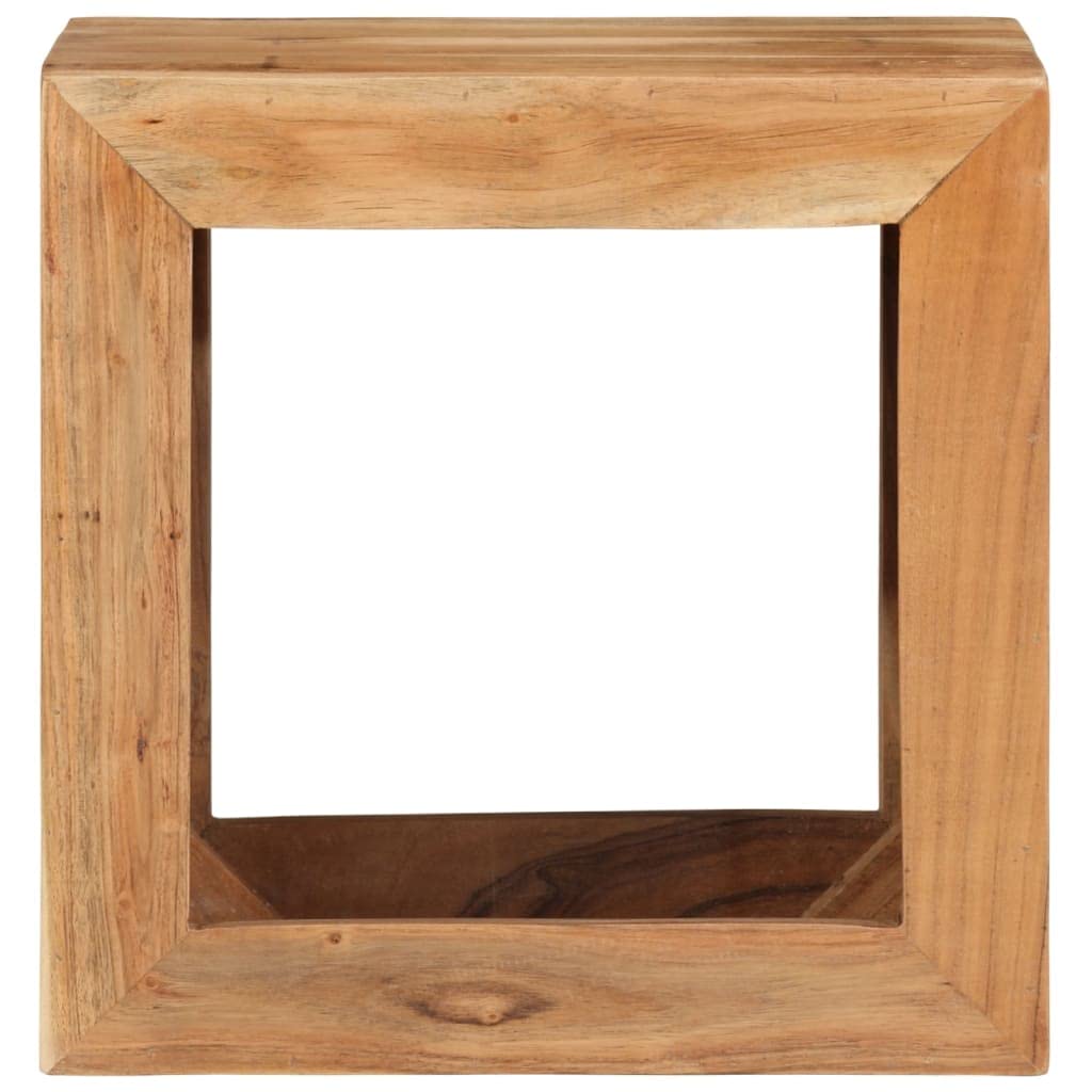 Generico Sgabello 40 x 30 x 40 cm Legno Massello di Acacia,Marrone,9.4kg,337837