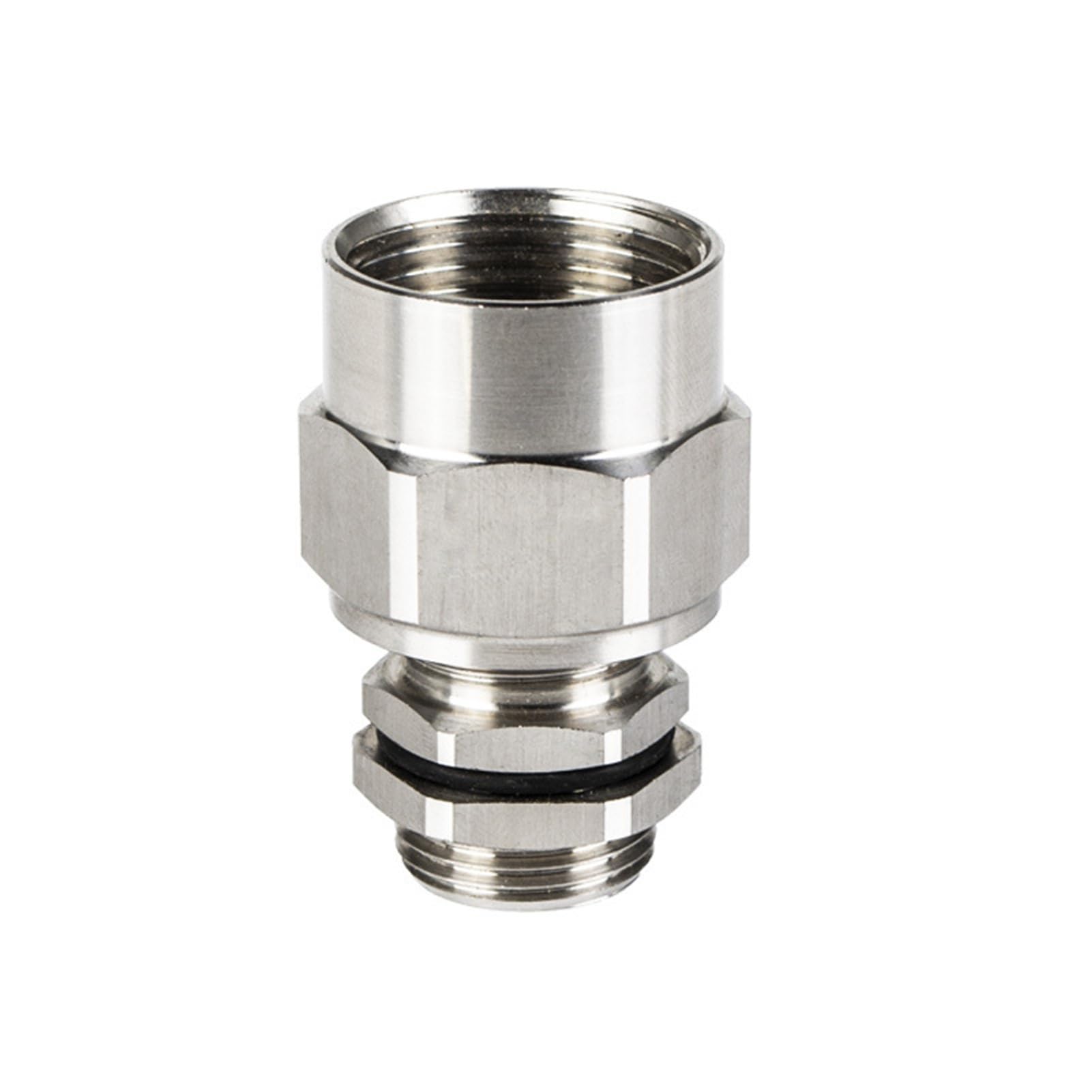 Prensaestopas de cable de metal tipo conexión de conducto de acero inoxidable 4PCS | Adaptador de conducto de rosca métrica, prensaestopas de acero inoxidable for conducto flexible(M42*1.5(for 25-32mm))