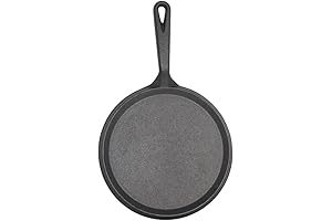 9.5 in IMUSA Cast Iron Preseasoned Comal Pan