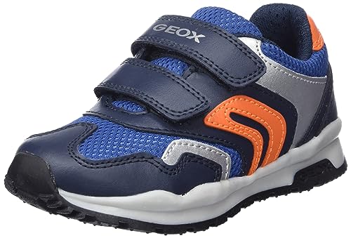 Geox J Pavel A, Zapatillas de Deporte Niños, Azul Marino, 28 EU