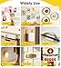 Picture Hanging Strips Heavy Duty, Damage Free Picture Hangers for Walls Without Nails/Tools, Wall Sticky Hook and Loop Adhesive Strips Kit for Poster, Home, Office, 40 Strips/20Pairs-Medium