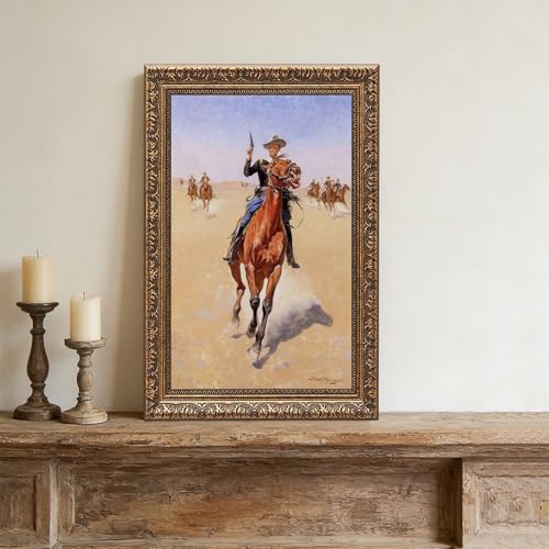 Poster The Trooper Remington pour sublimer un salon style rustique - 4