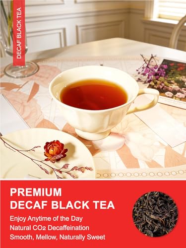 Image of TeeLux Decaf Black Tea Bags, Smooth & Full-Bodied Taste, Premium Decaffeinated Black Tea, 100 Count