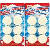Power Bleach Toilet Blocks, Cistern Blocks, Bleach Toilet Tablets 2 X 6 Pack