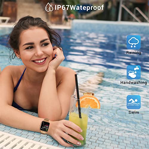 Canmixs P22 Smart Watch For Android Phones Ios Waterproof Smart Watches For Women Men Sports Digital Watch Fitness Tracker Heart Rate Blood Oxygen Sleep Monitor Touch Screen Compatible Samsung Iphone thumb #6