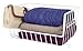 Whitmor Wire Stackable Basket, White