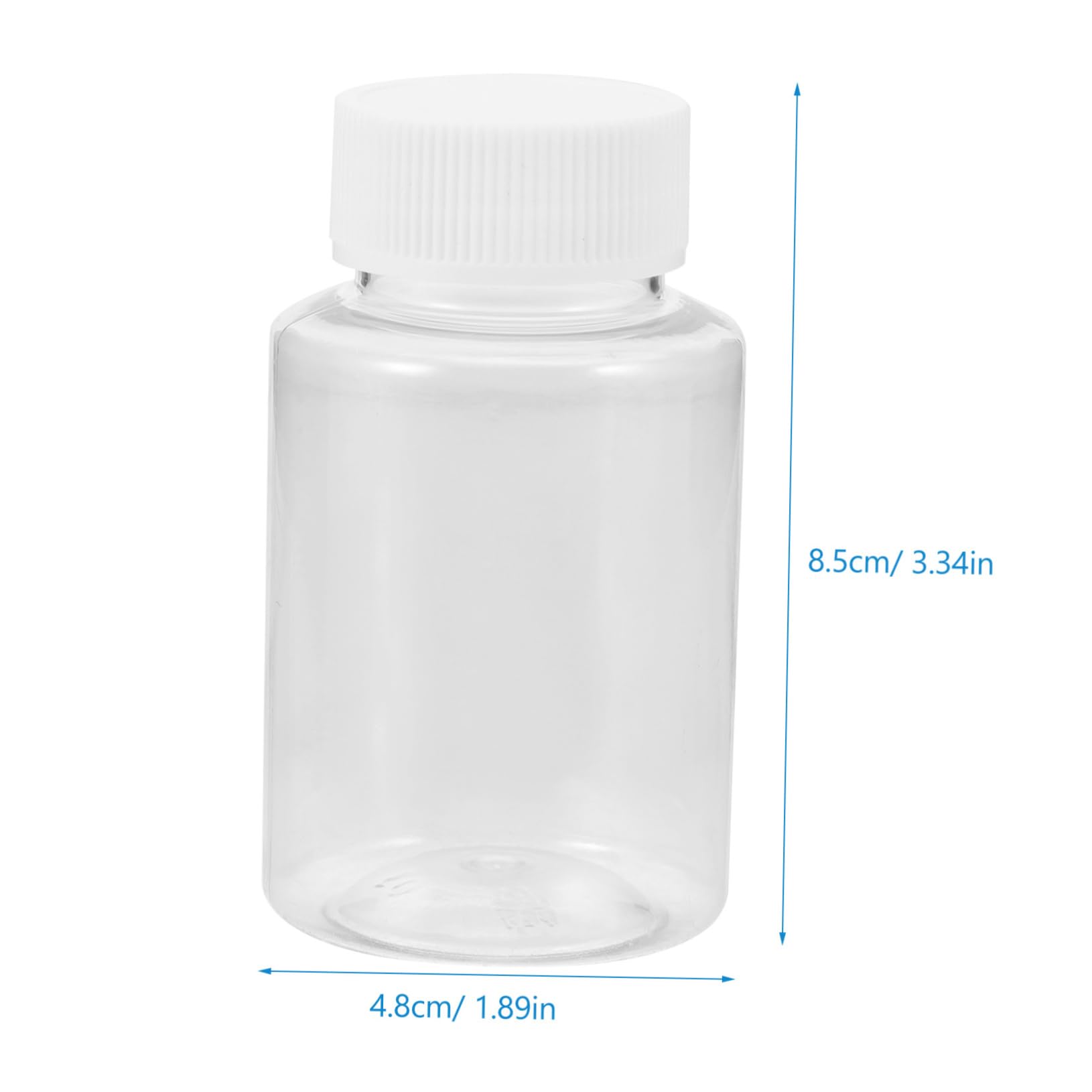 STOBAZA 6Pcs Oil Sample Bottles Transparent Vials for Liquid Preservation Tightly Sealed Reagent Storage with Caps for Routine Oil Analysis