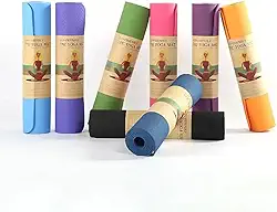 Tapete para Yoga em EVA Tamanho 173x61cm 4mm Indicado para iniciantes - Pilates, Estúdio Yoga, Ginástica e Treino Antiderrapante