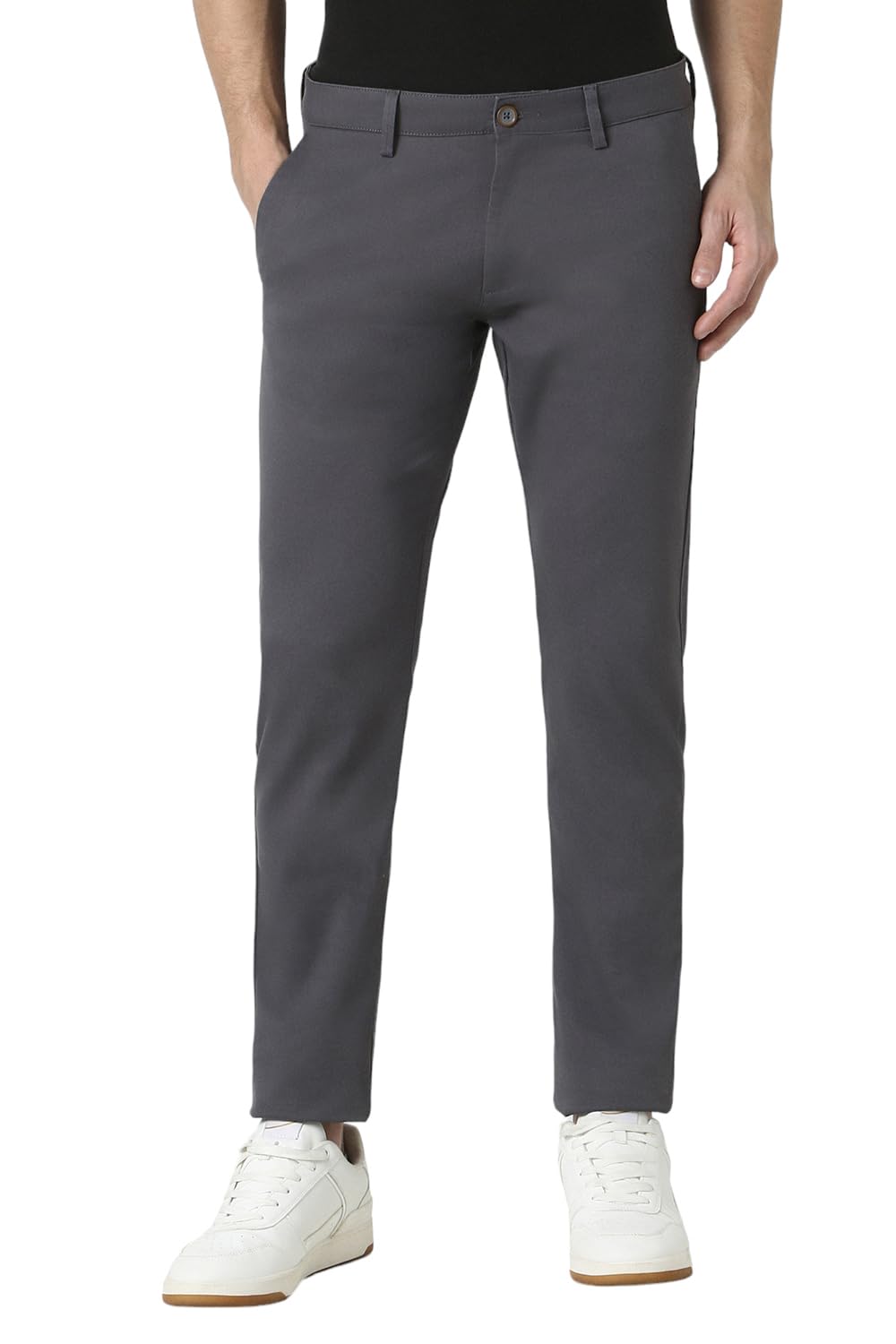 peter england Men's Skinny Fit Low Rise Pants-picture-23