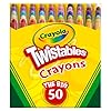 Crayola Mini Twistables Crayons for Kids 50ct Arts Crafts Supplies Toddler Crayons for Coloring Books Kids Easter Basket Essentials Stuffers