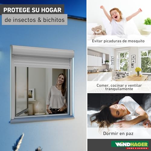 Mosquitera Windhager Ultra Flat 03970 de diseño plano para ventanas 3