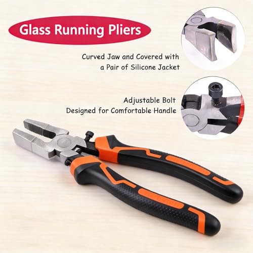 Glass Cutting Tool Kit with Pliers