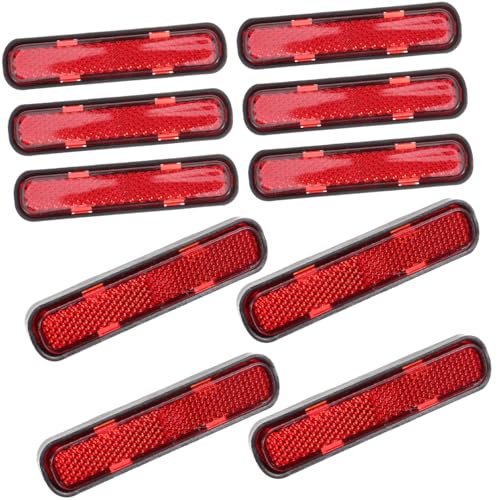 10 Reflectores de Tornillo para Autos y Motocicletas miniatura 1