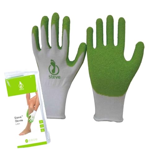 STEVE Gloves Latex - spezielle Anziehhandschuhe, Griffhandschuhe, Handschuhe für anziehen von Kompressionsstrümpfe - optimaler Halt, in 5 Größen erhältlich (XL)