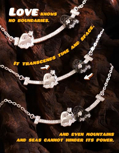Halloween-Cute-Ghost-Necklace-925-Sterling-Silver-Funny-Stress-Relief-Personalized-Jewelry-Halloween-Cartoon-Gift-for-Women Halloween Cute Ghost Necklace 925 Sterling Silver Funny Stress Relief Personalized Jewelry Halloween Cartoon Gift for Women