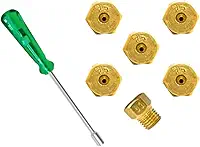 Kit Bicos Injetores Converter Fogão Para Gás Glp Botijão + Chave 7mm